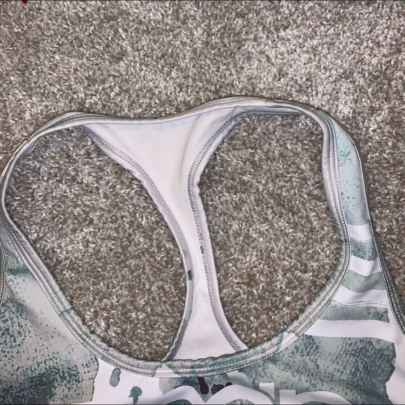 Dark Green, Gray & White Spirts bra size S - Picture 6 of 11